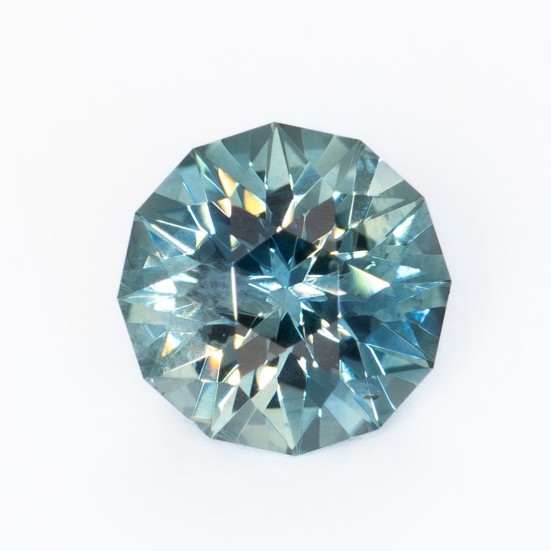 MS0103 light blue round montana sapphire