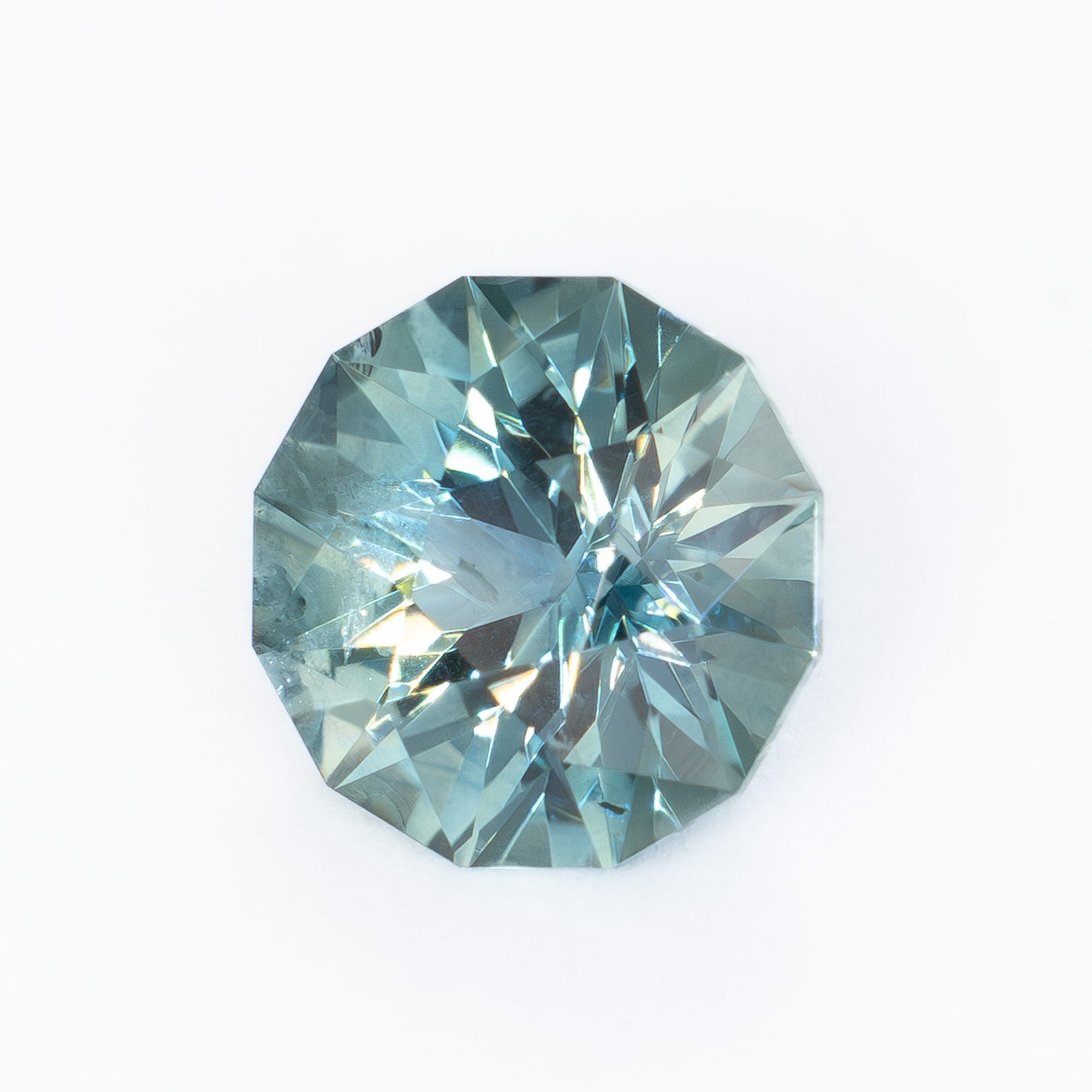MS0103 light blue round montana sapphire