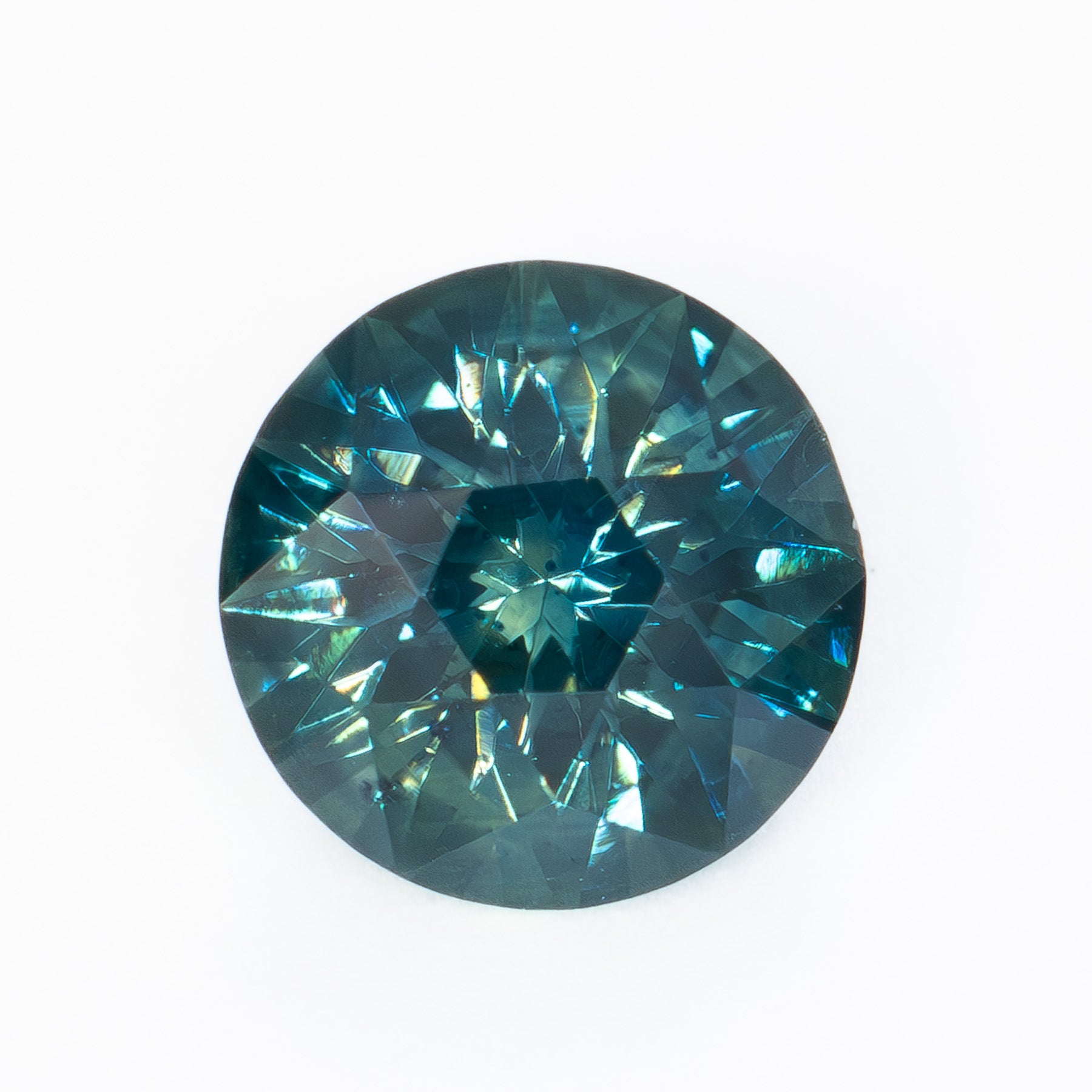 MS0106 blue round montana sapphire