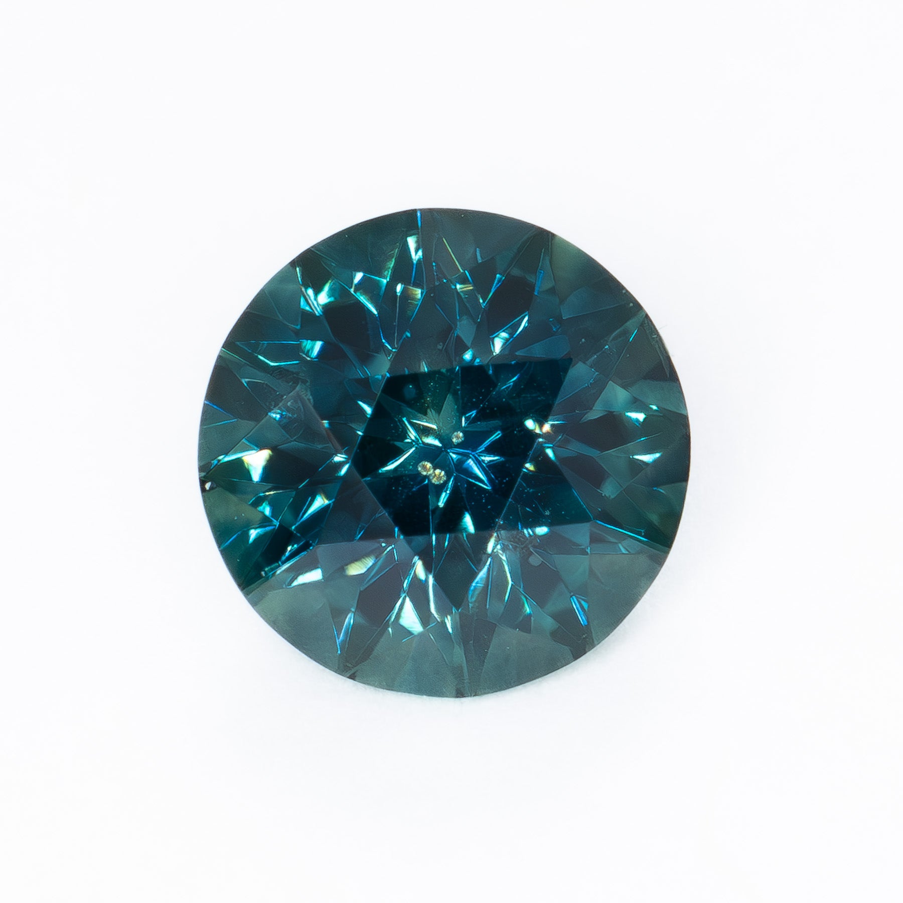 MS0112 blue round montana sapphire