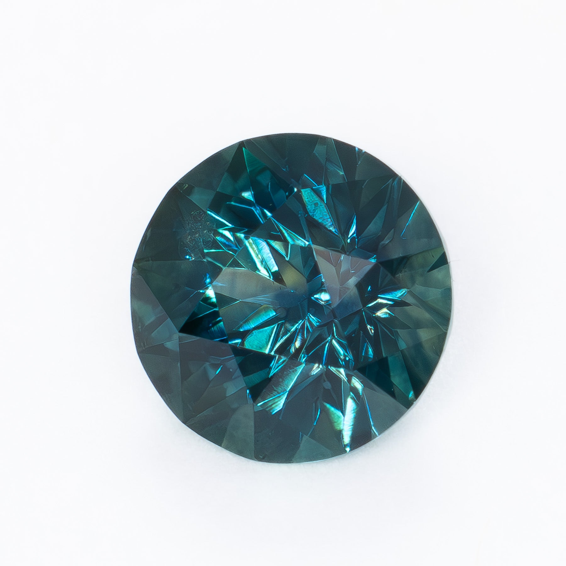 MS0112 blue round montana sapphire