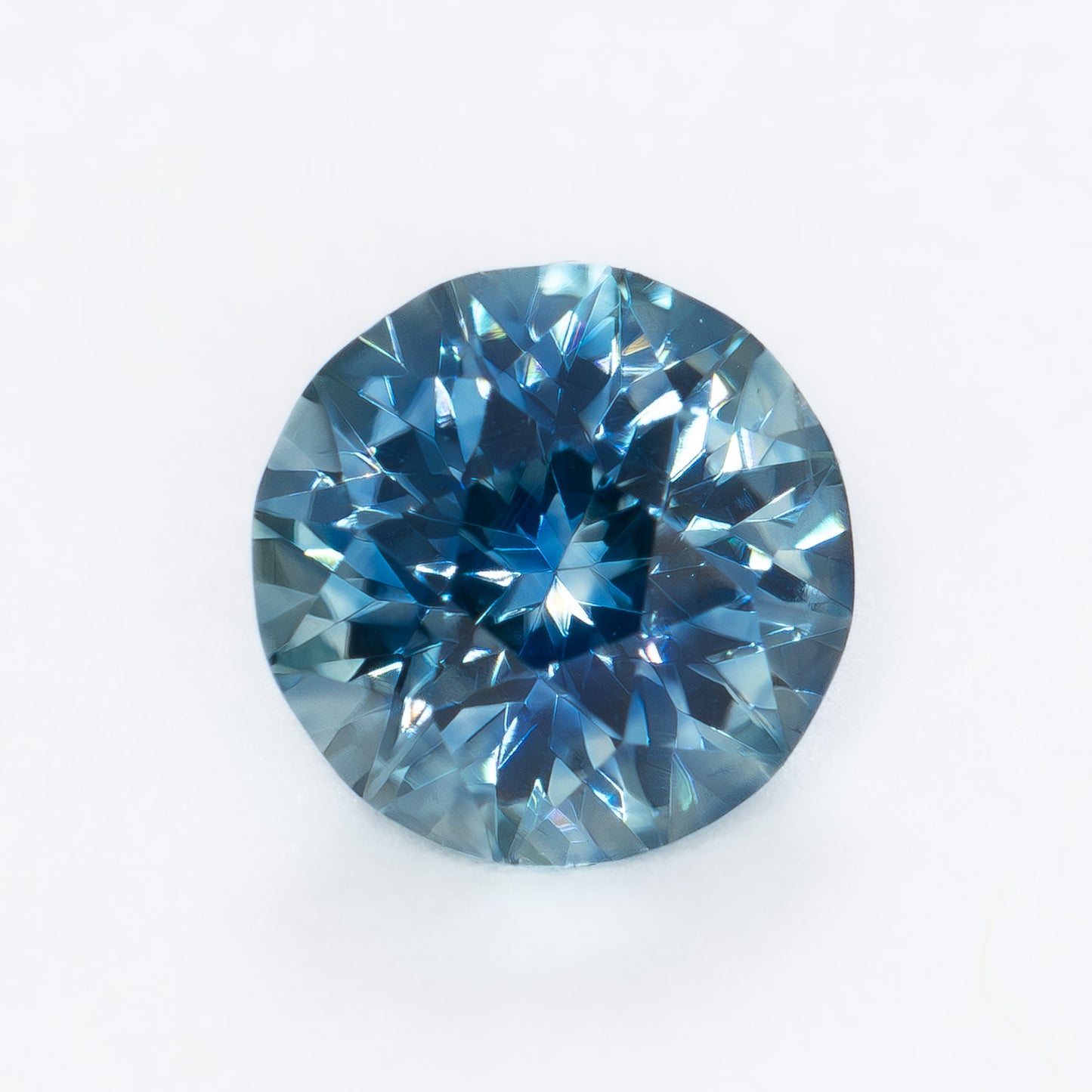 MS0118 blue round montana sapphire