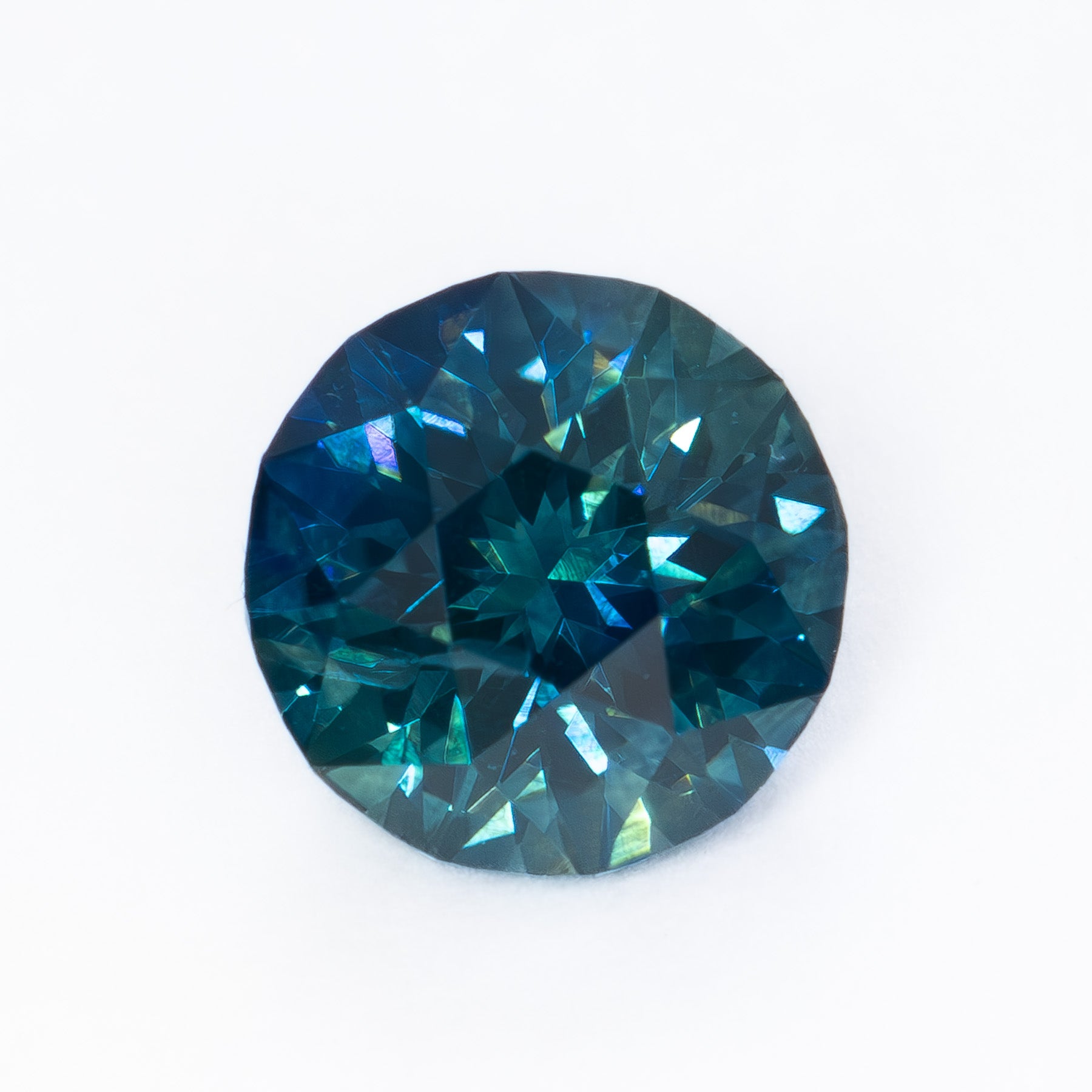 MS0133 rich blue round montana sapphire