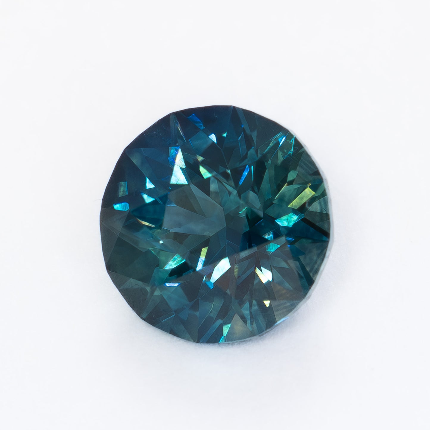 MS0133 rich blue round montana sapphire
