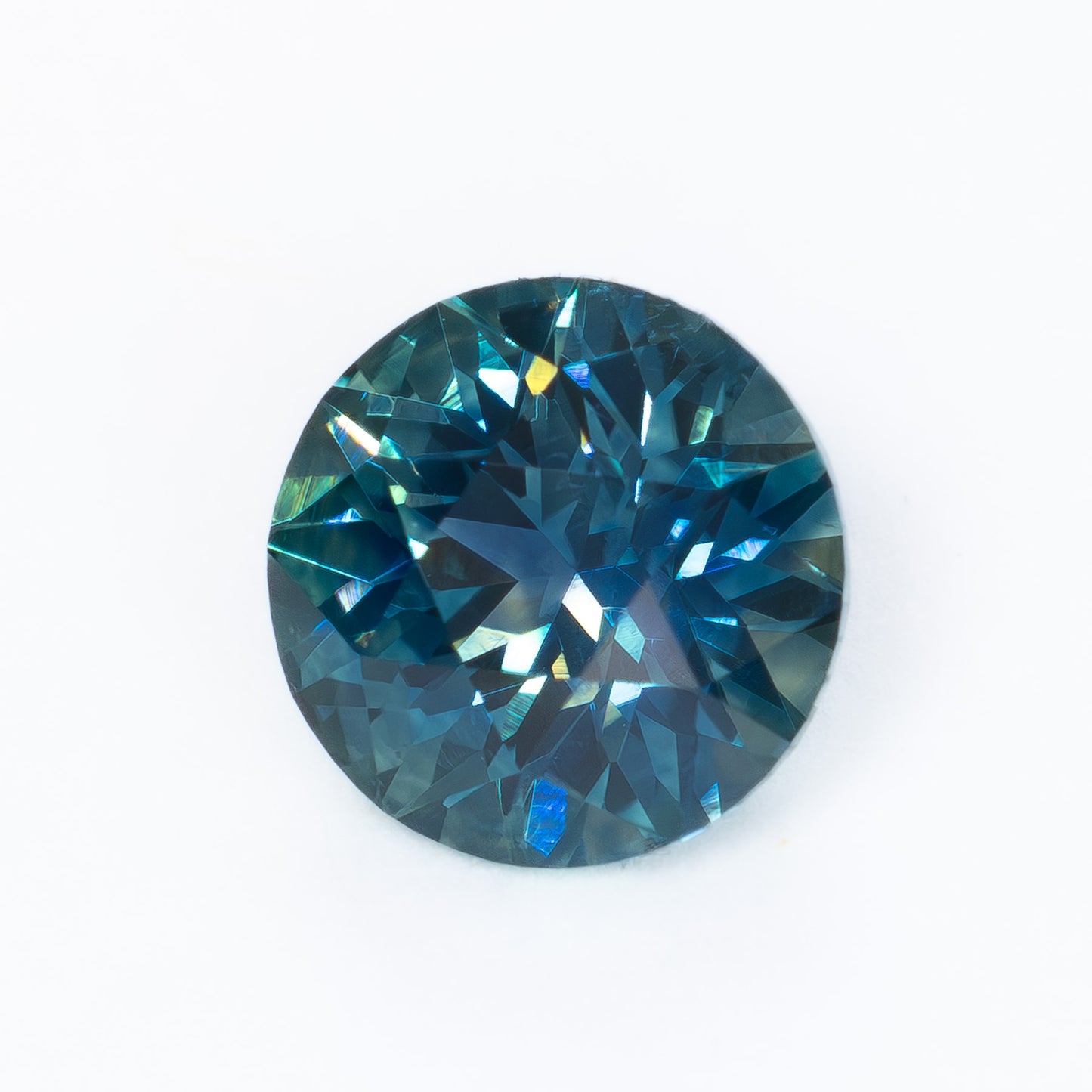 MS0135 blue round montana sapphire