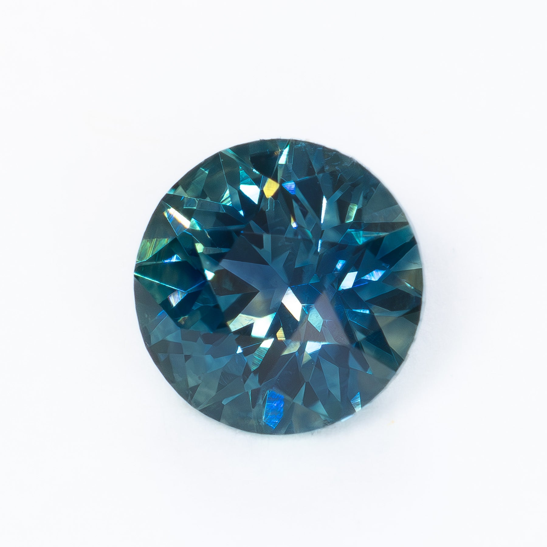 MS0135 blue round montana sapphire