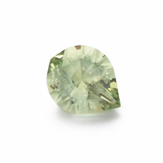 ms0152 yellow montana sapphire custom pear