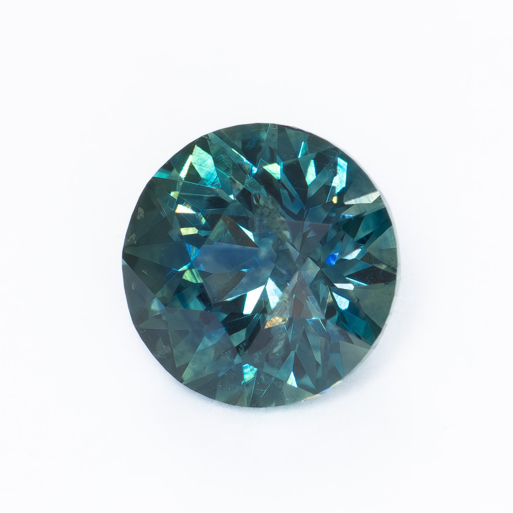 MS0155 rich blue round montana sapphire