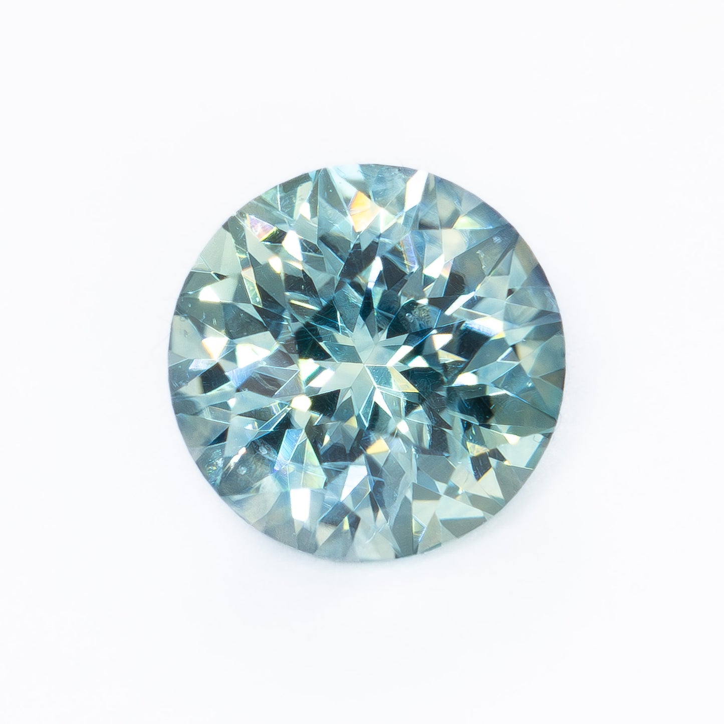 MS0156 light blue round montana sapphire