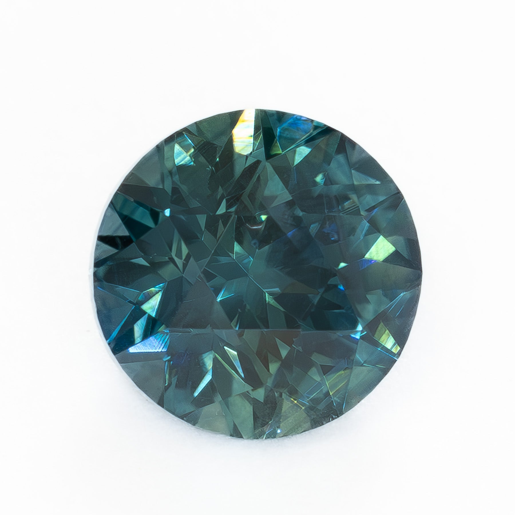 MS0164 1.25ct vibrant blue stormlight round montana sapphire