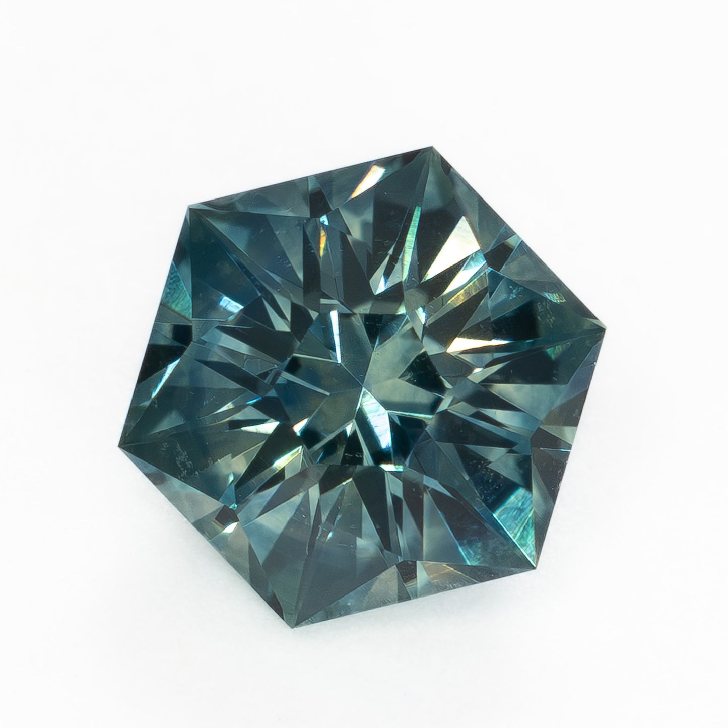 MS0167 1.53ct medium blue cosmos hex montana sapphire