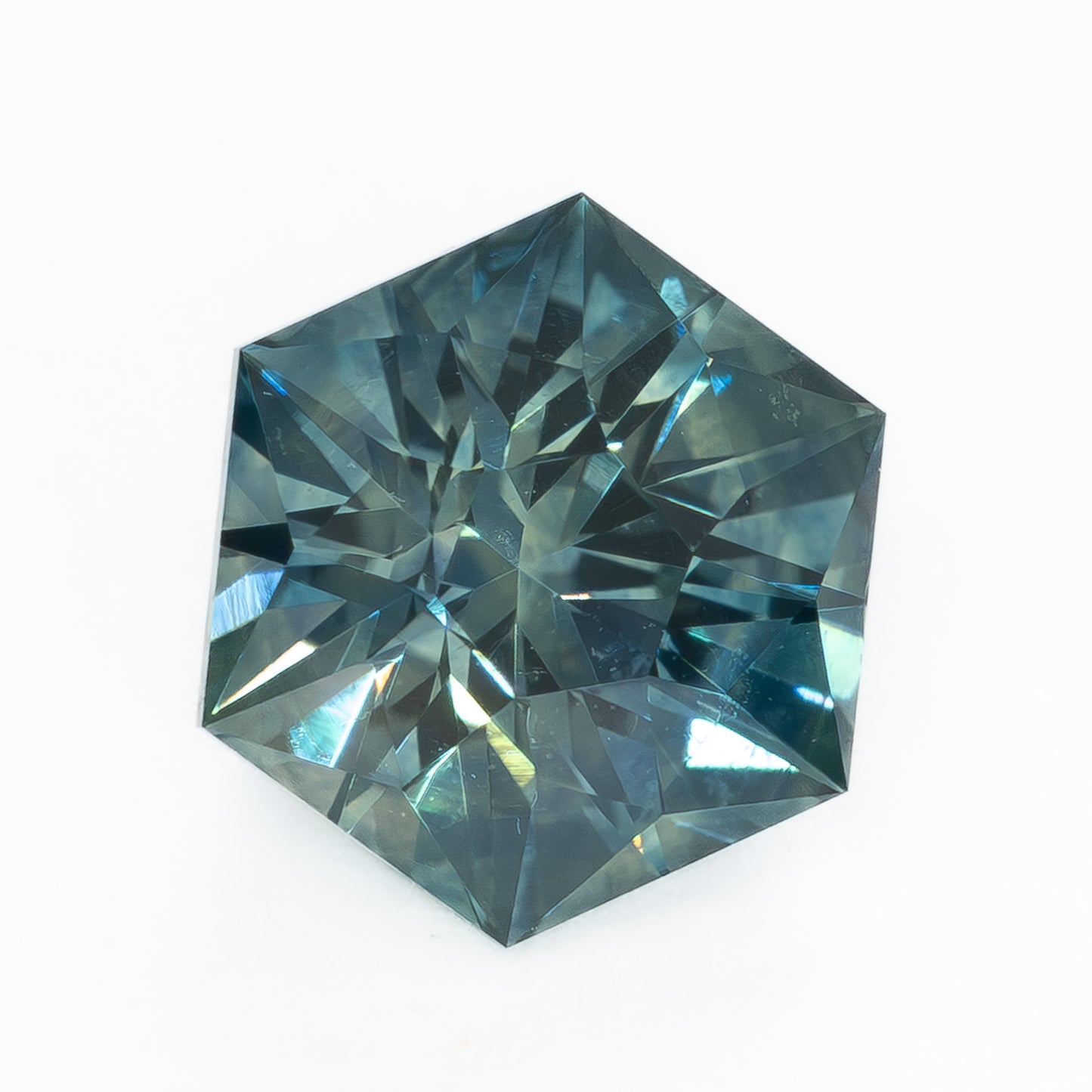 MS0167 1.53ct medium blue cosmos hex montana sapphire