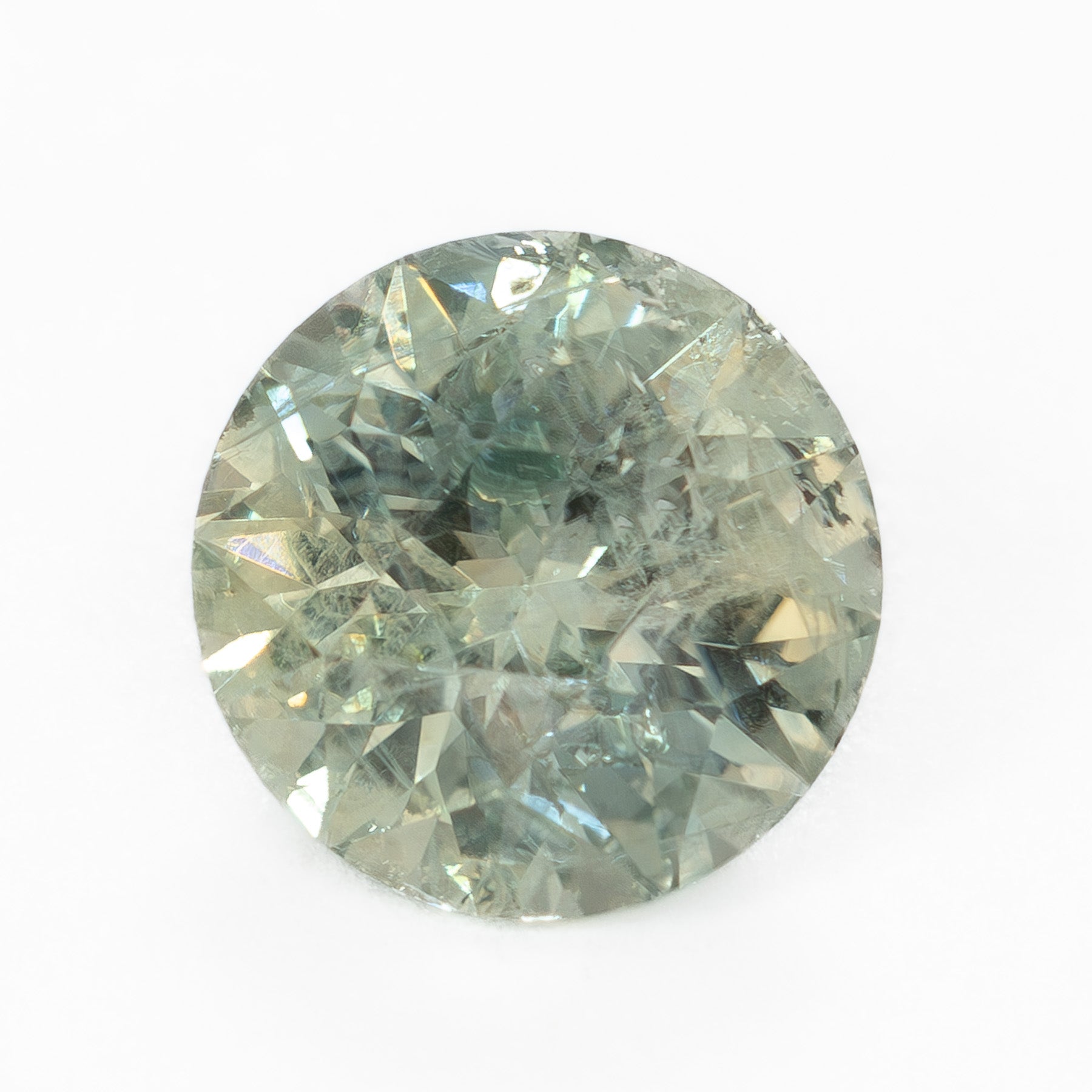 MS0172 1.10ct grey round cut montana sapphire