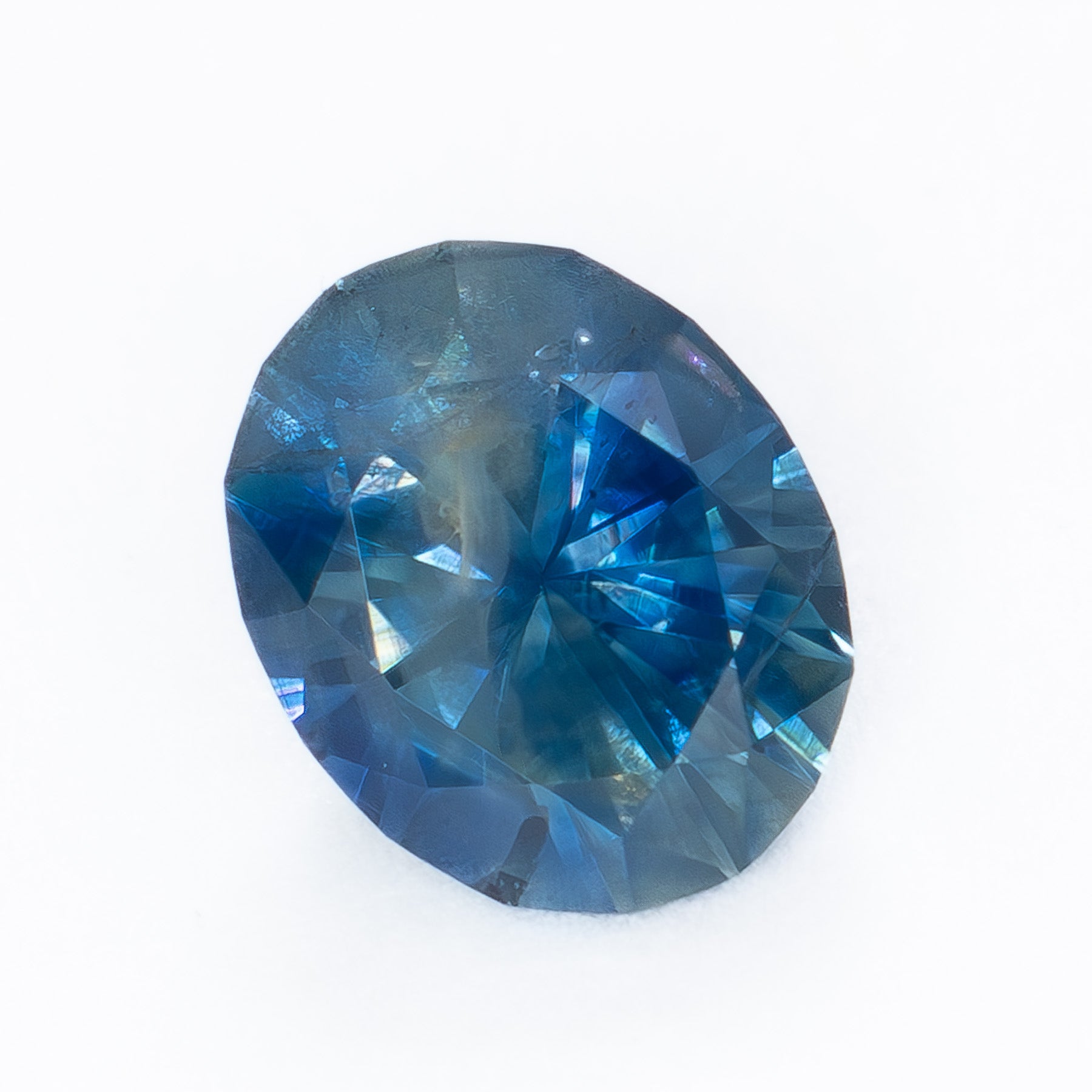 MS0175 blue oval montana sapphire