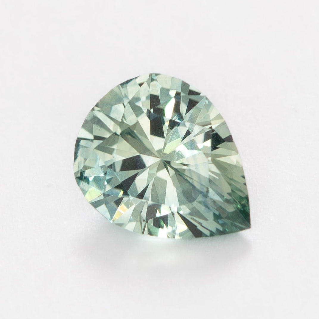 MS0178 1.02ct light blue pear montana sapphire