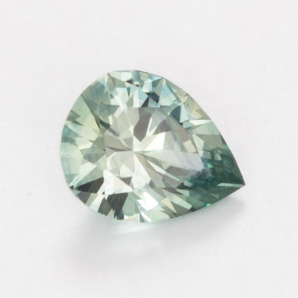 MS0178 1.02ct light blue pear montana sapphire