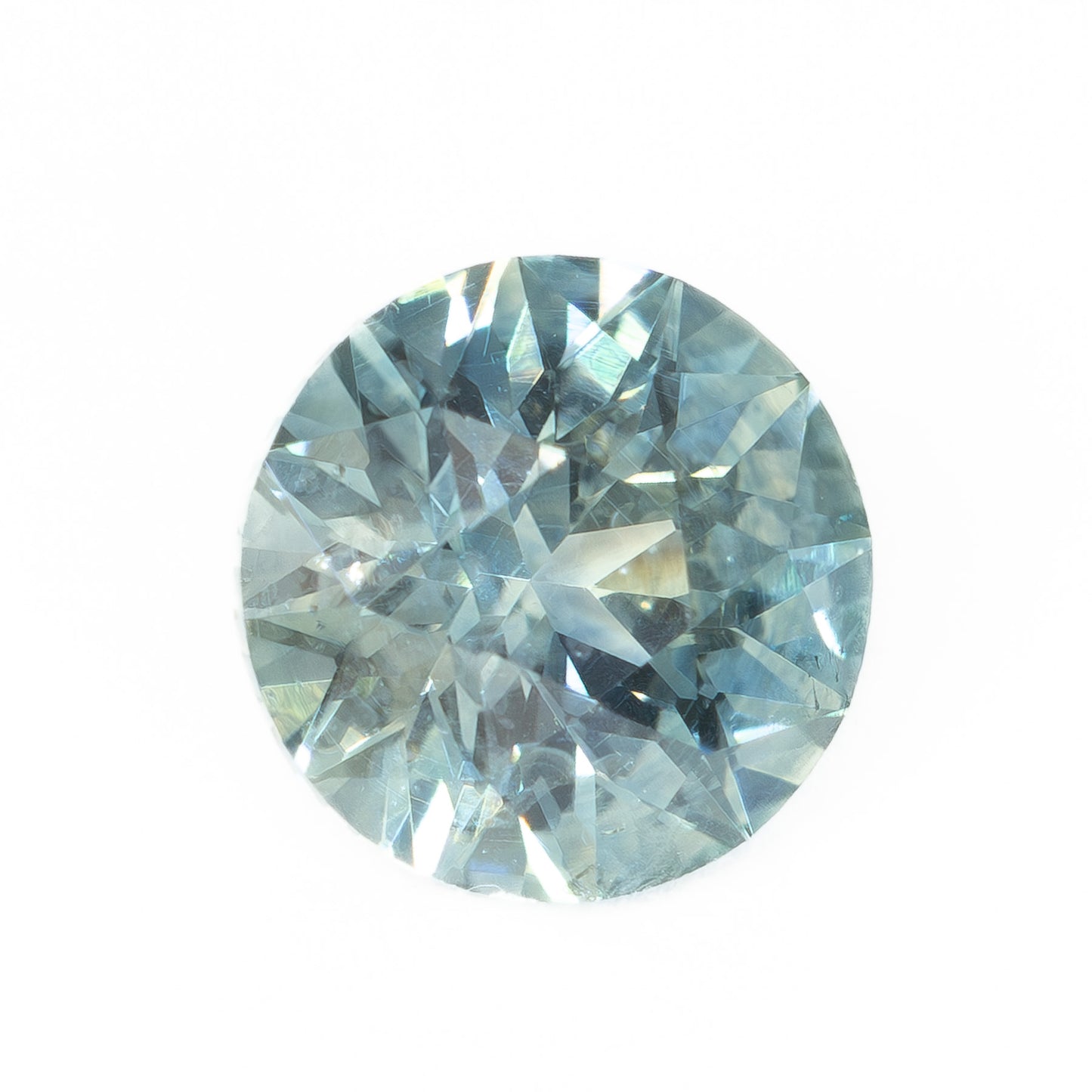 MS0180 0.98ct light blue stormlight round montana sapphire