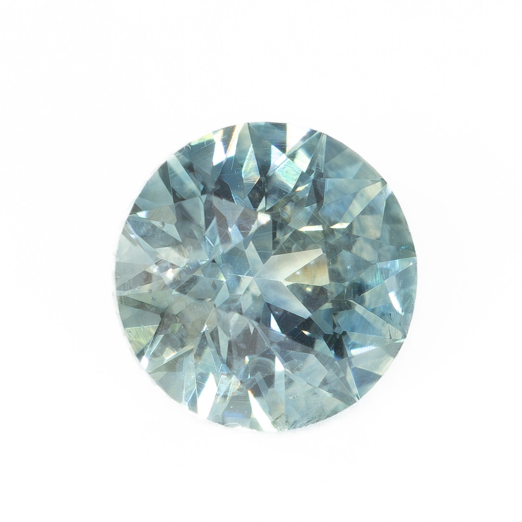 MS0180 0.98ct light blue stormlight round montana sapphire