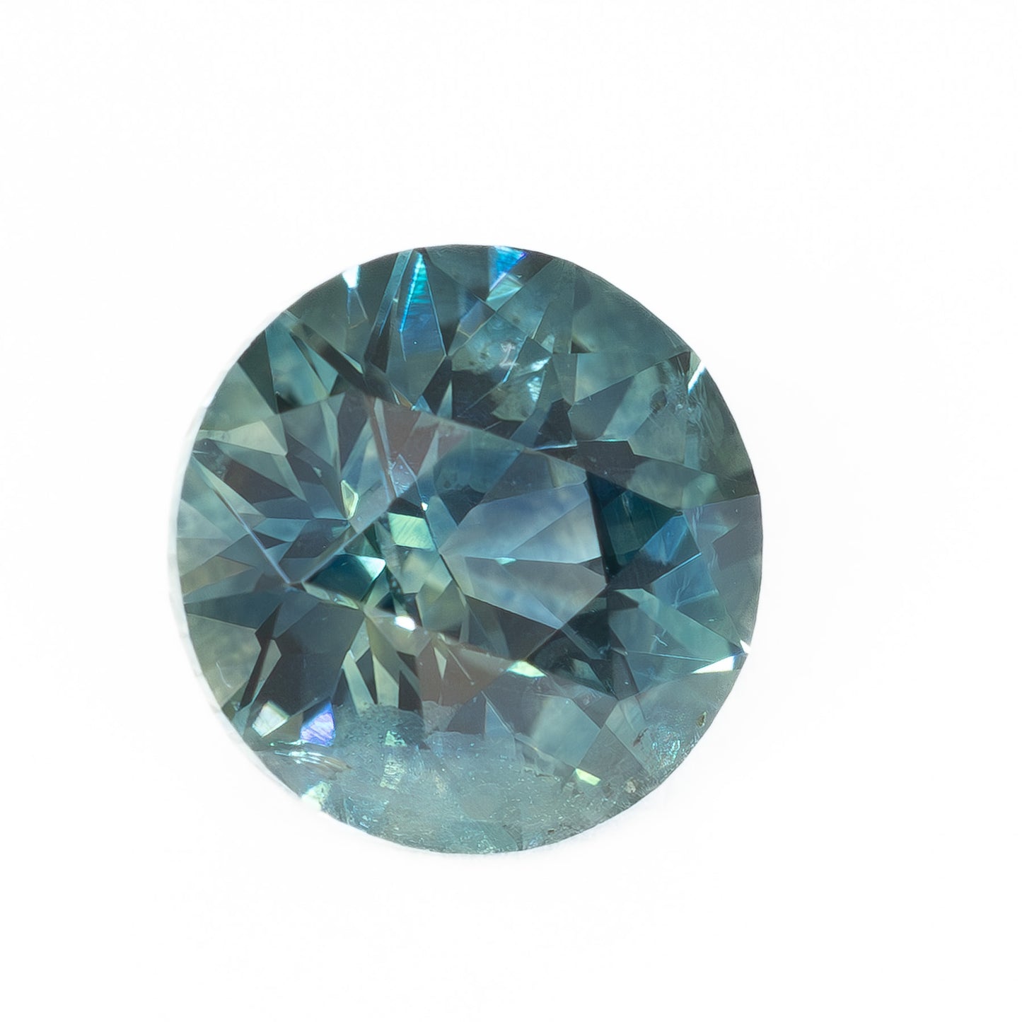 MS0181 1.23ct medium blue stormlight round montana sapphire