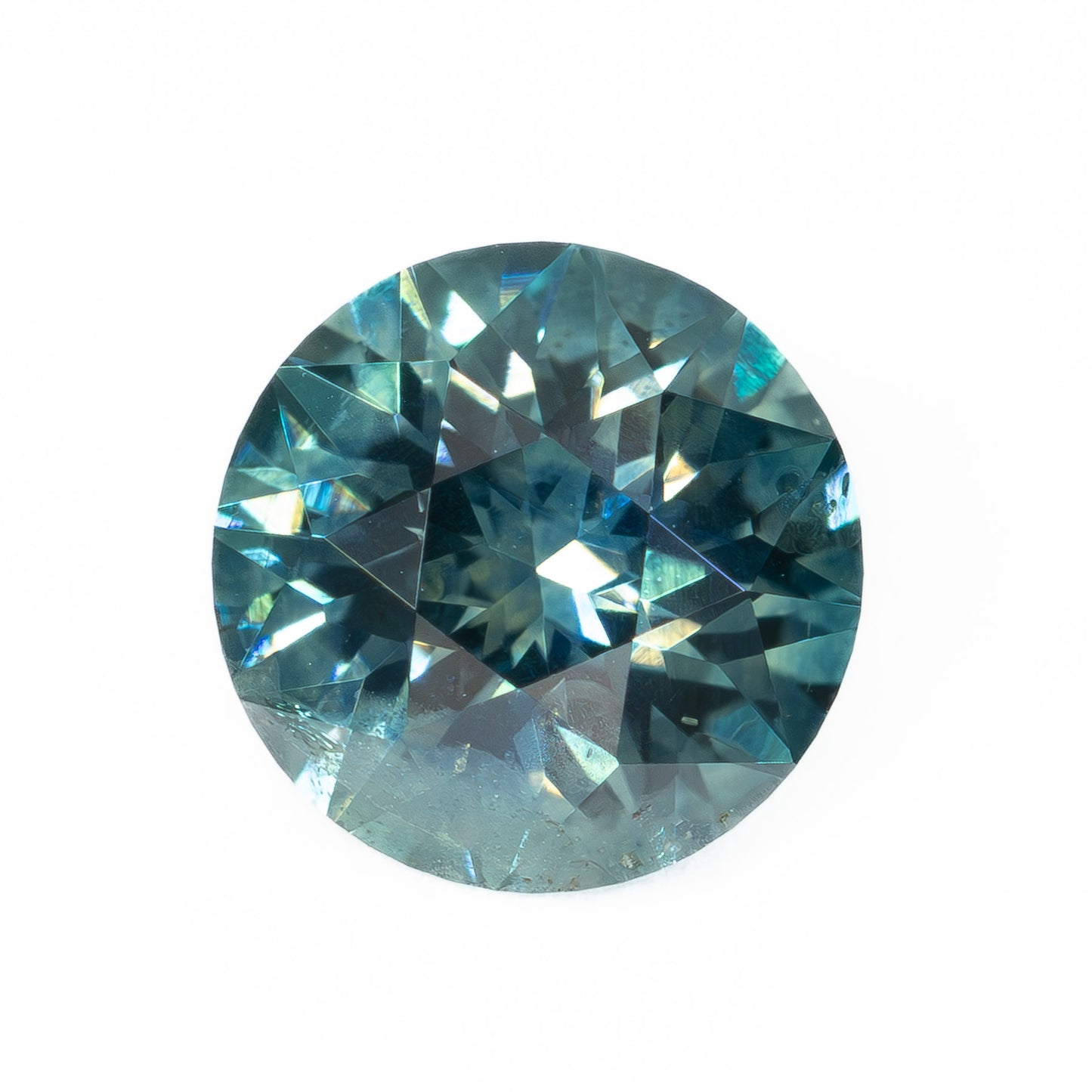 MS0181 1.23ct medium blue stormlight round montana sapphire