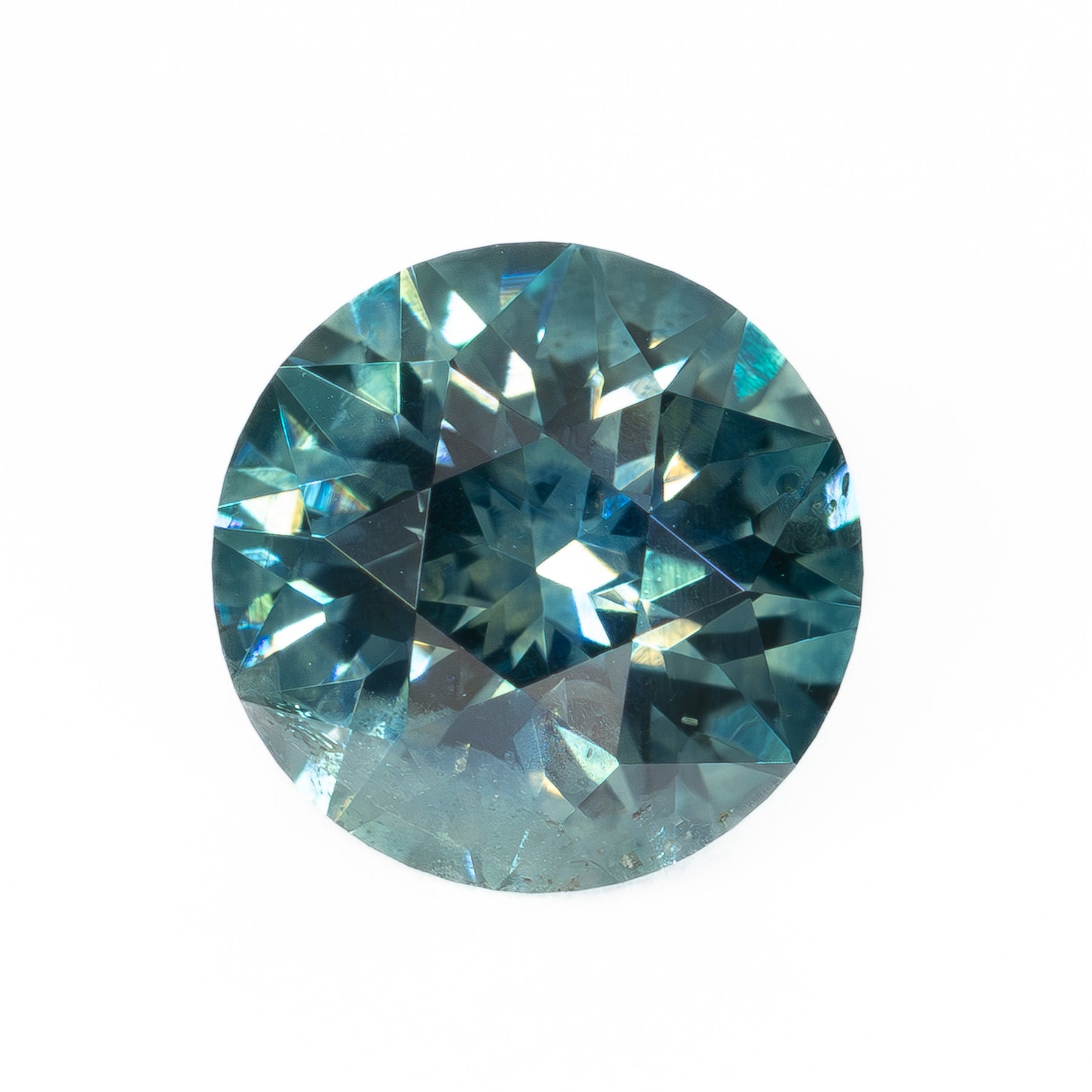 MS0181 1.23ct medium blue stormlight round montana sapphire