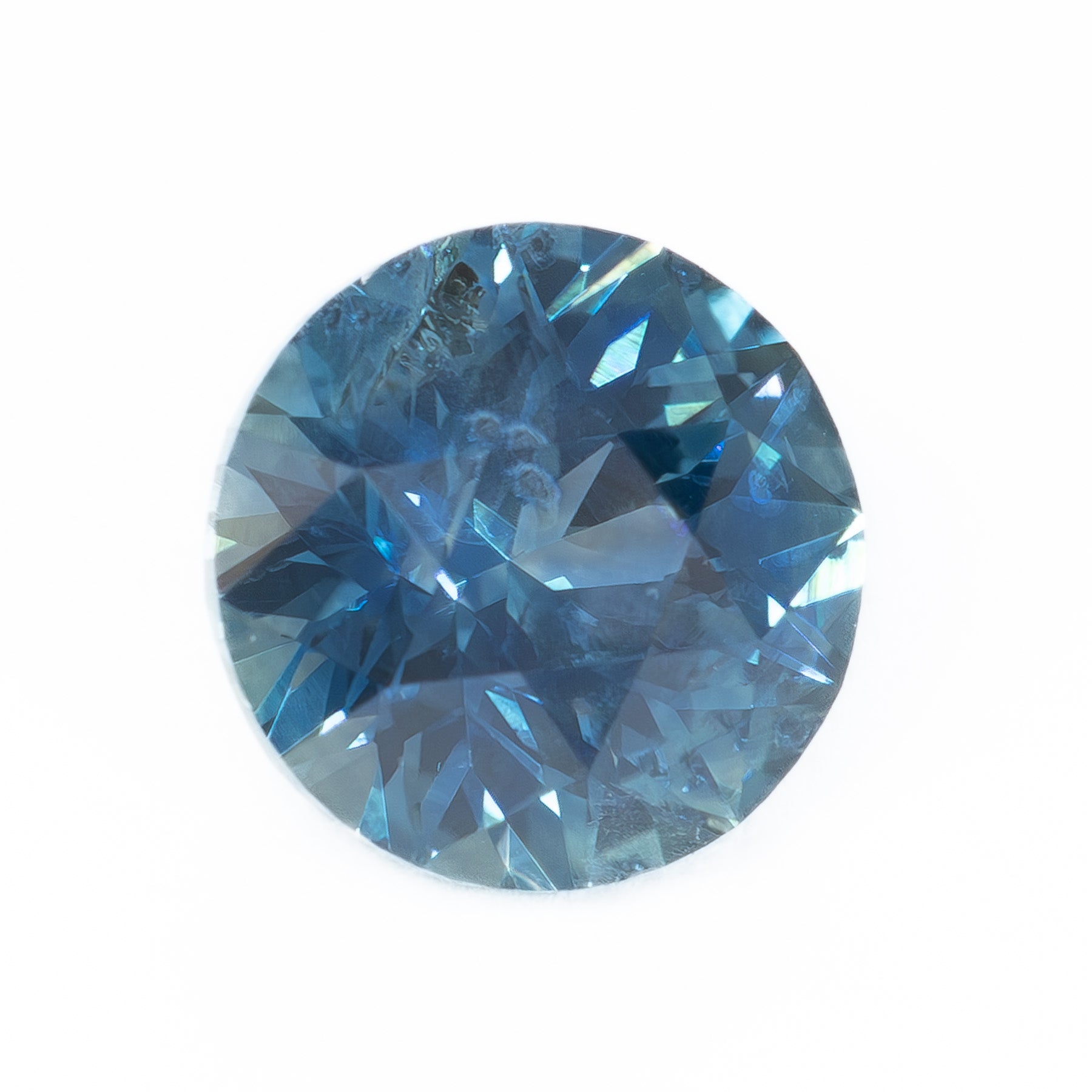 MS0183 1.01ct medium blue stormlight round montana sapphire