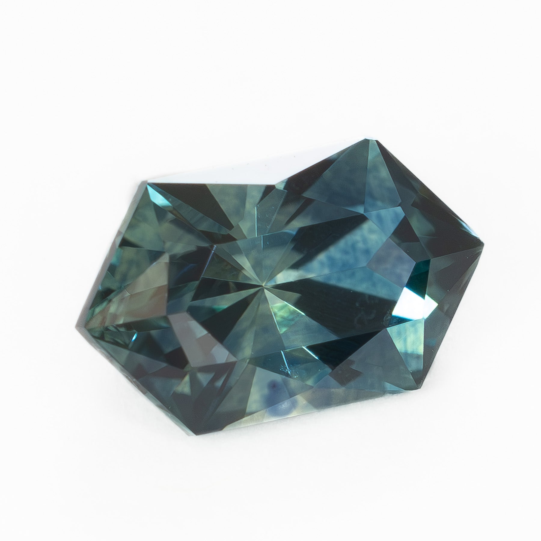 MS0184 1.05ct medium blue dutch marquise elongated hex montana sapphire