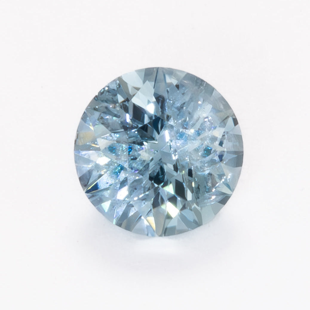 MS0188 light blue round cut montana sapphire