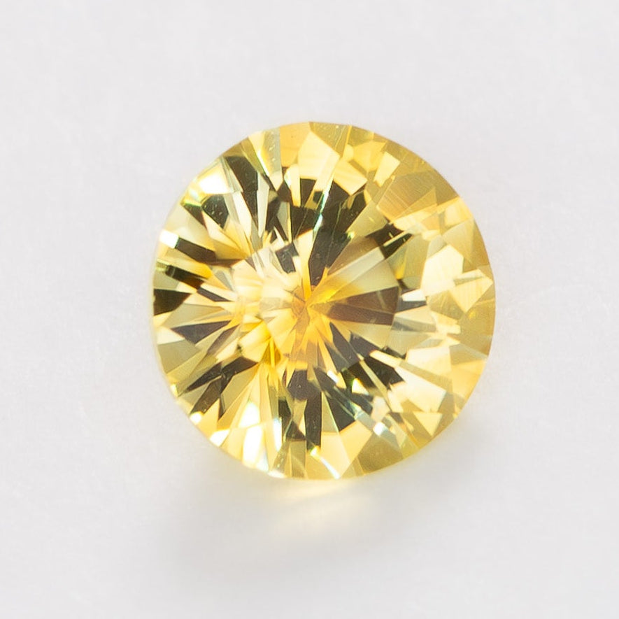 MS0202 0.71ct round yellow montana sapphire