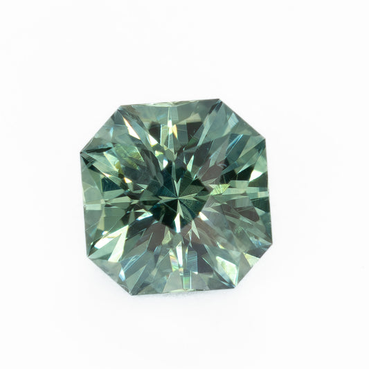 MS0203 1.21ct green void reaver asscher montana sapphire