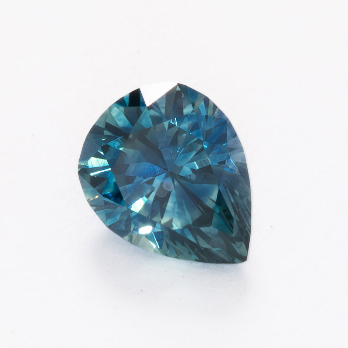 MS0205 medium blue pear montana sapphire