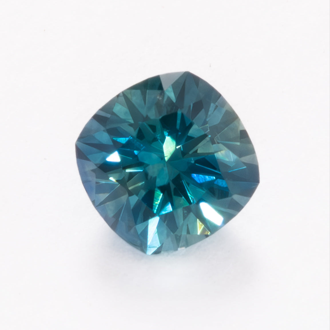 MS0207 blue cushion cut montana sapphire