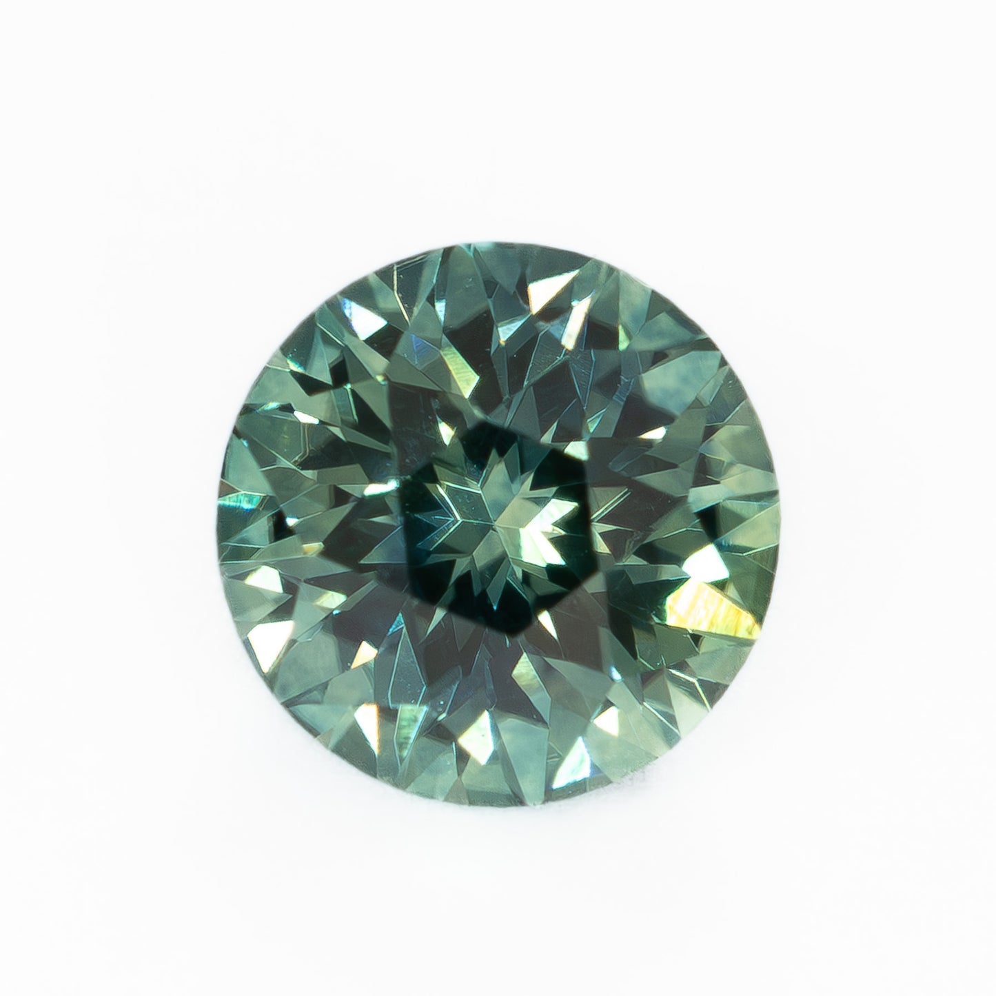 MS0210 1.07ct blue-green stormlight round montana sapphire