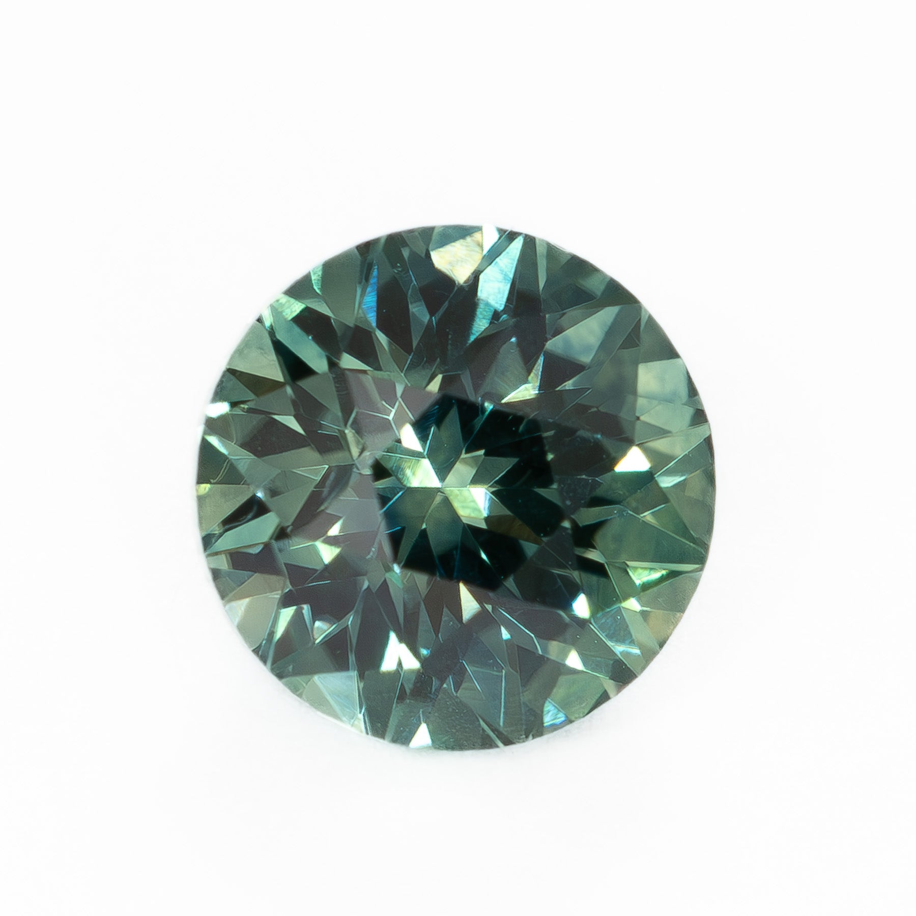 MS0210 1.07ct blue-green stormlight round montana sapphire