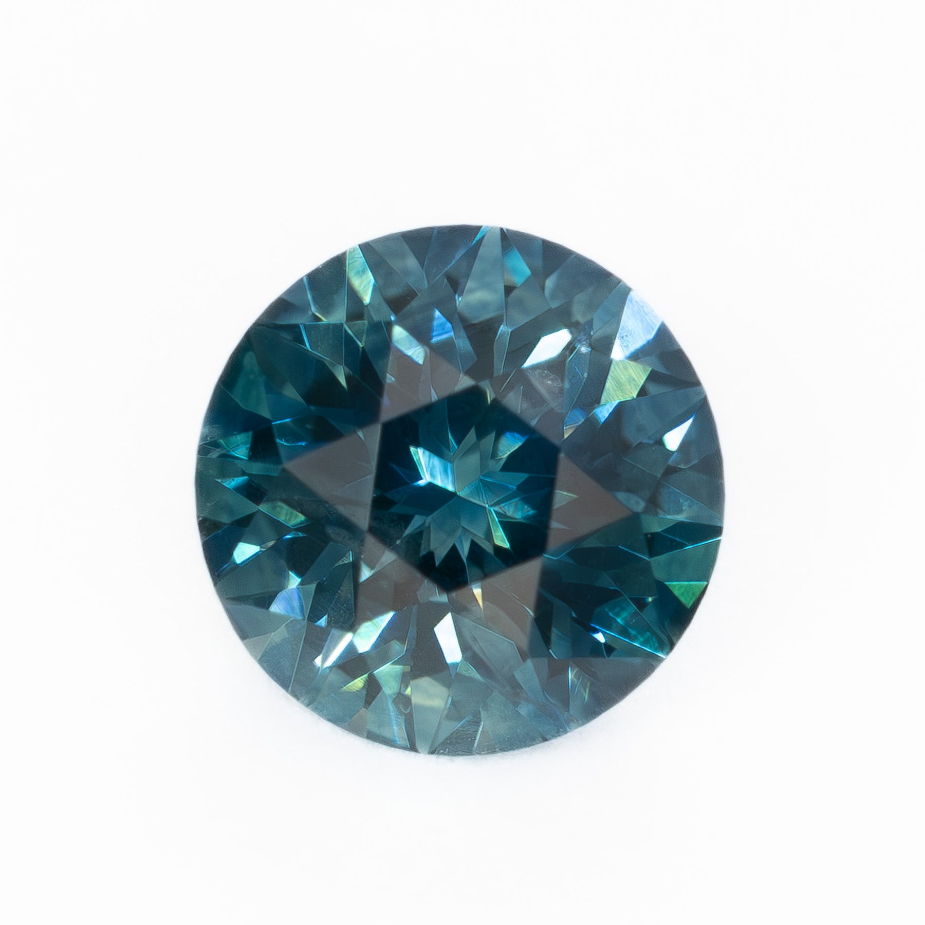MS0213 1.23ct medium blue stormlight round montana sapphire