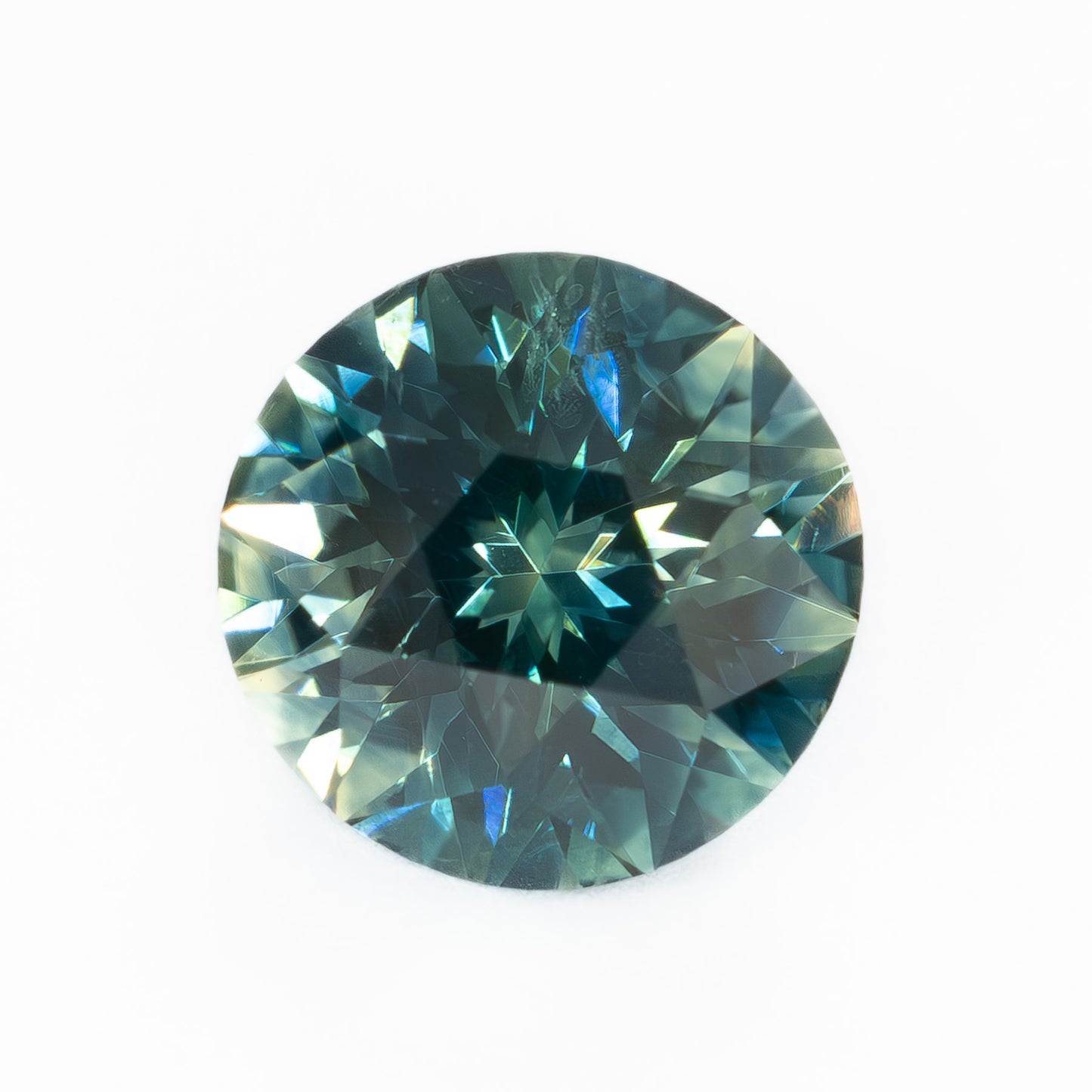MS0215 1.37ct blue stormlight round montana sapphire