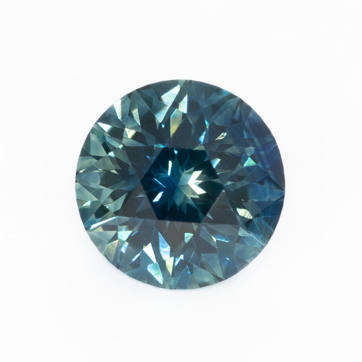 MS0223 1.23ct medium blue stormlight round montana sapphire