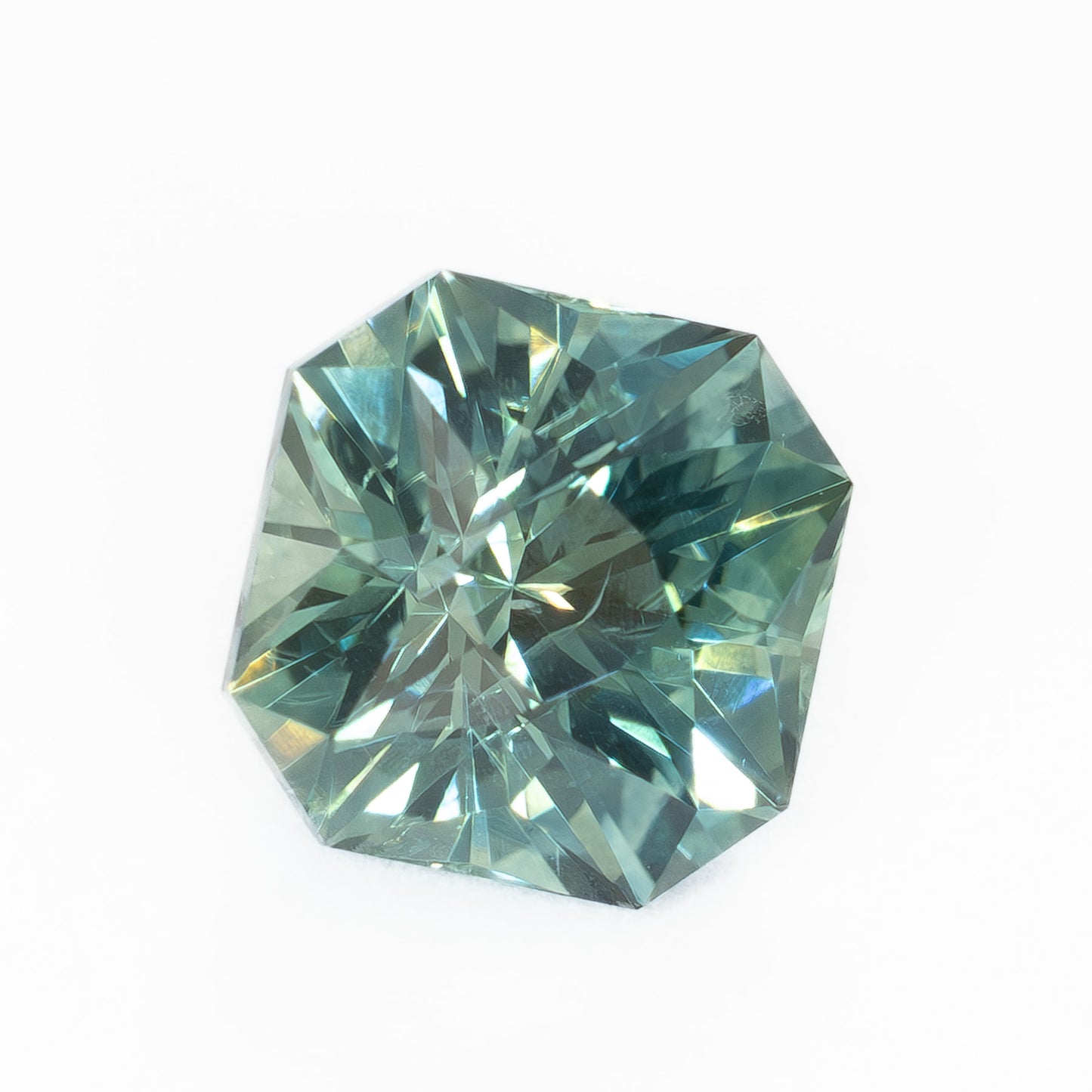 MS0225 1.05ct light blue void reaver asscher montana sapphire