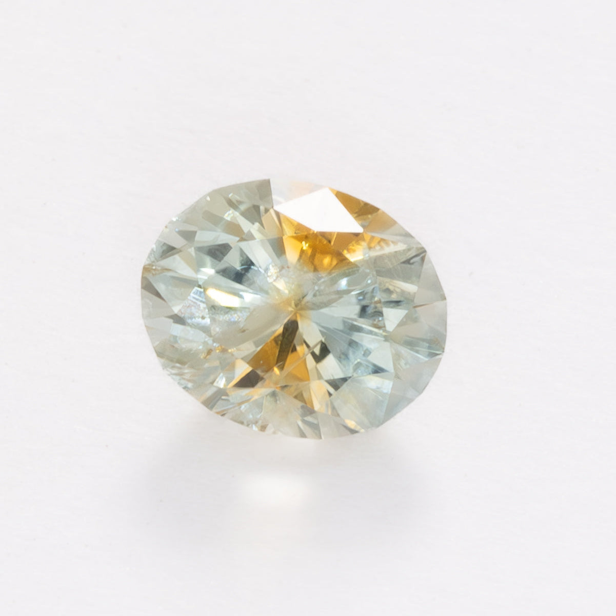 MS0230 orange white bi-color montana sapphire