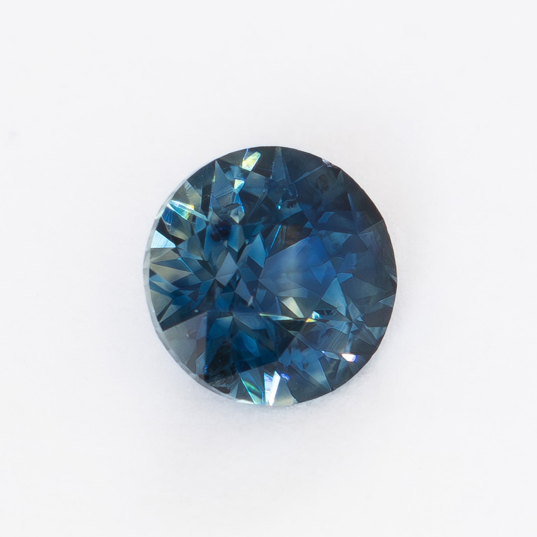 MS0243 rich blue round montana sapphire