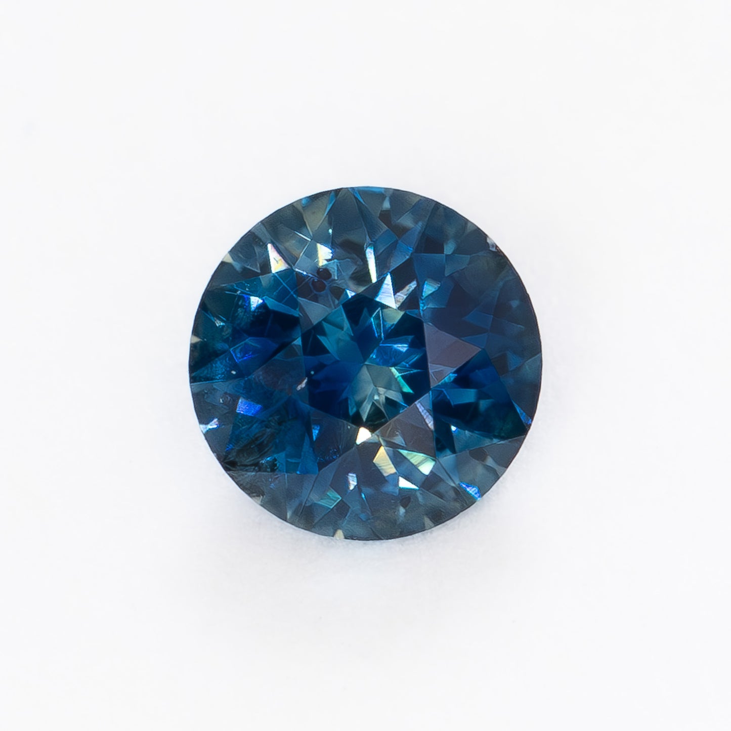 MS0243 rich blue round montana sapphire