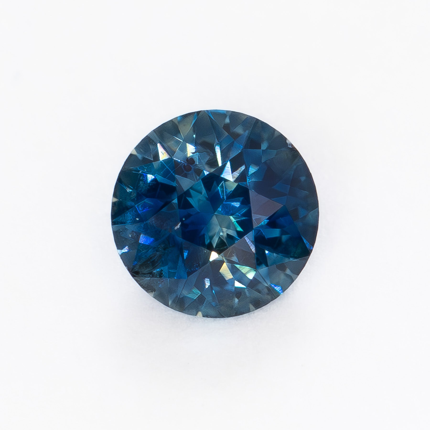 MS0243 rich blue round montana sapphire