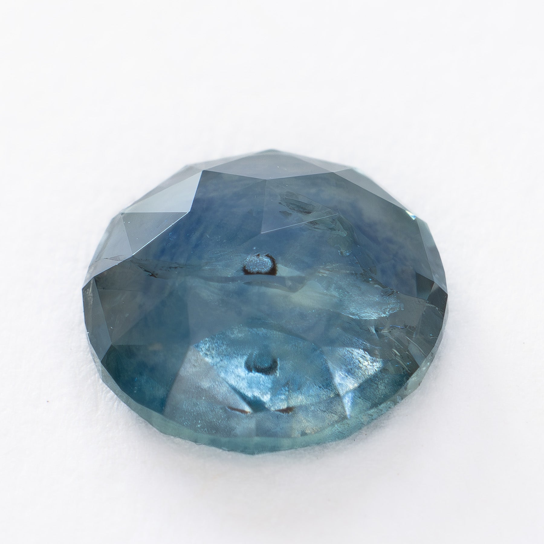 MS0247 blue rose cut montana sapphire