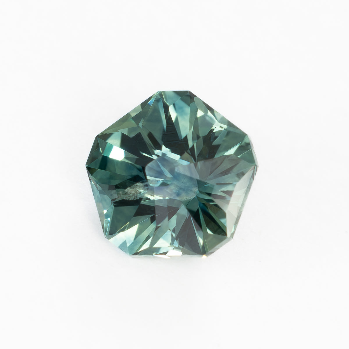 MS0259 1.03ct green hanami flower montana sapphire