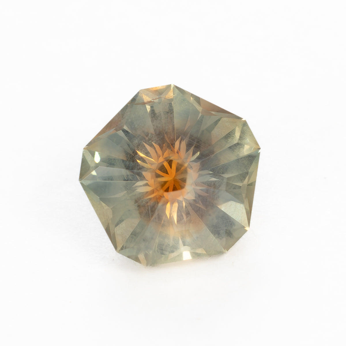 MS0260 1.20ct bi-color hanami flower montana sapphire