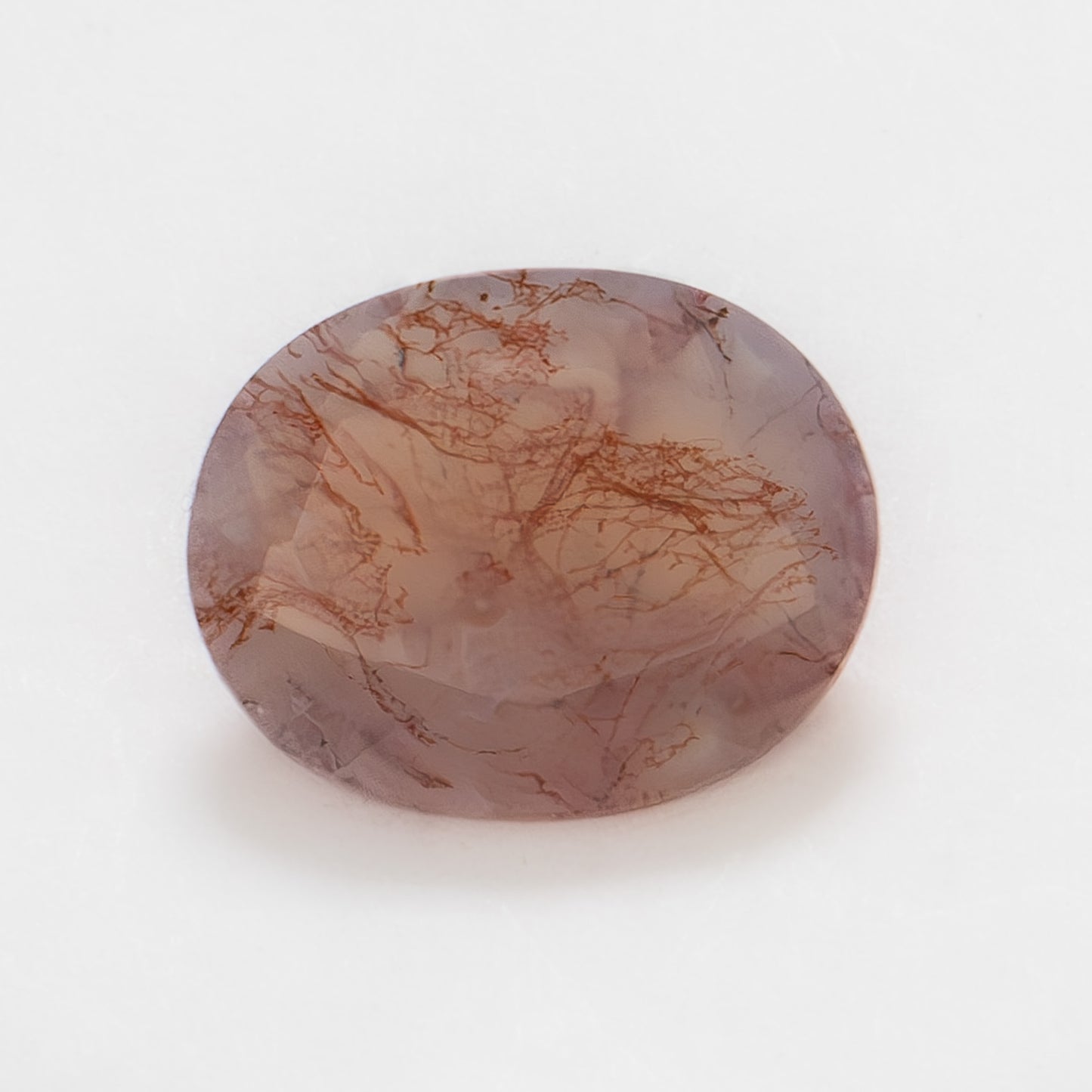 10x8mm Oval Red Moss Agate