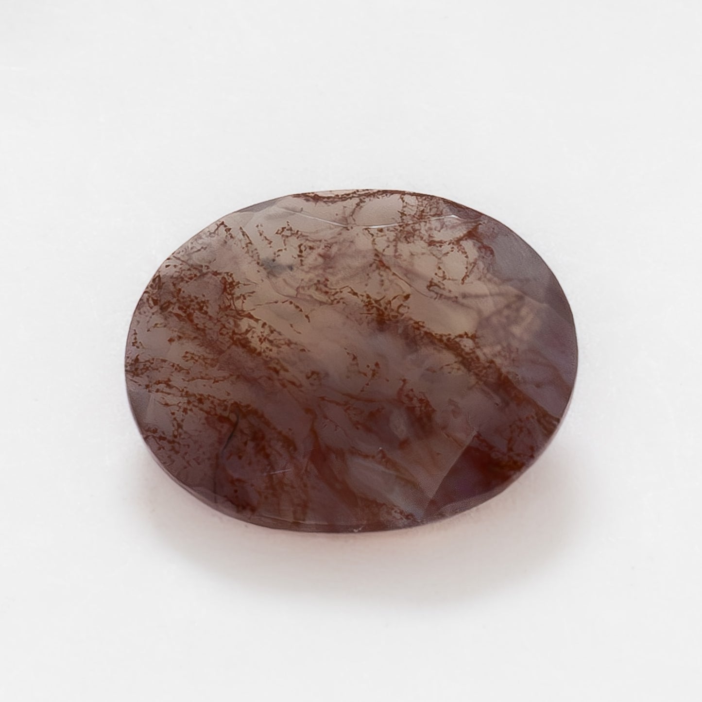 10x8mm Oval Red Moss Agate