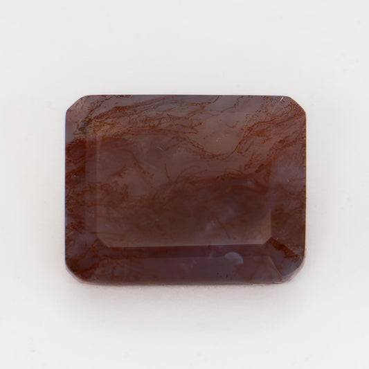 10x8mm Step Cut Red Moss Agate