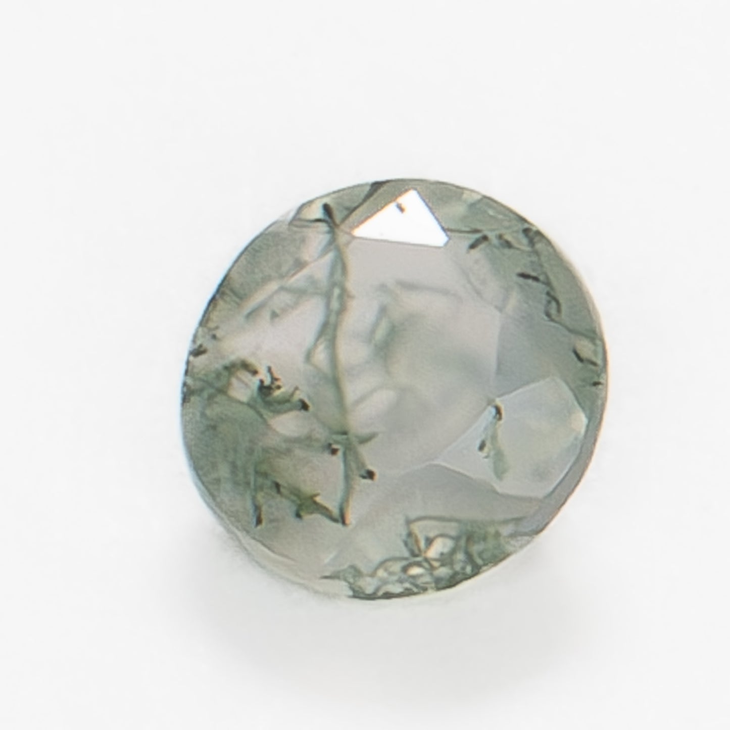 5mm Round Green Moss Agate