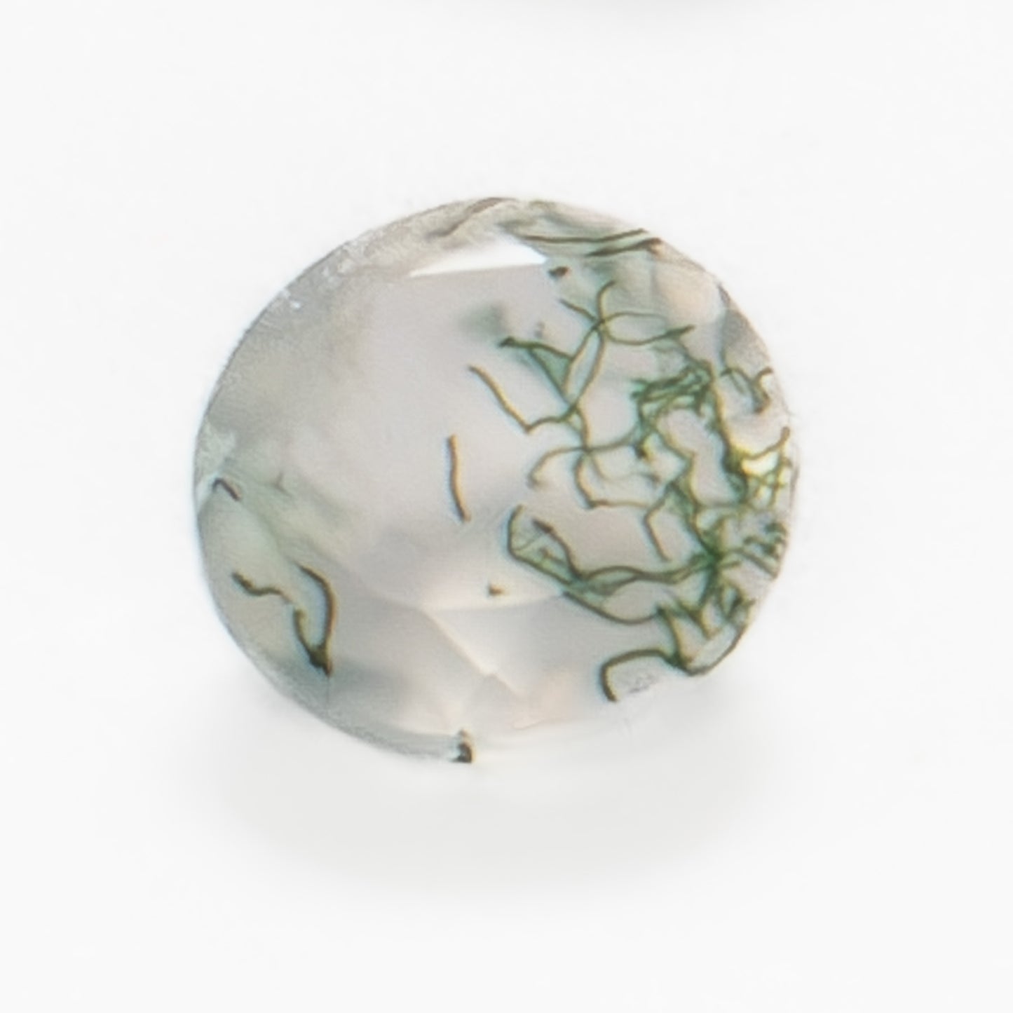 5mm Round Green Moss Agate